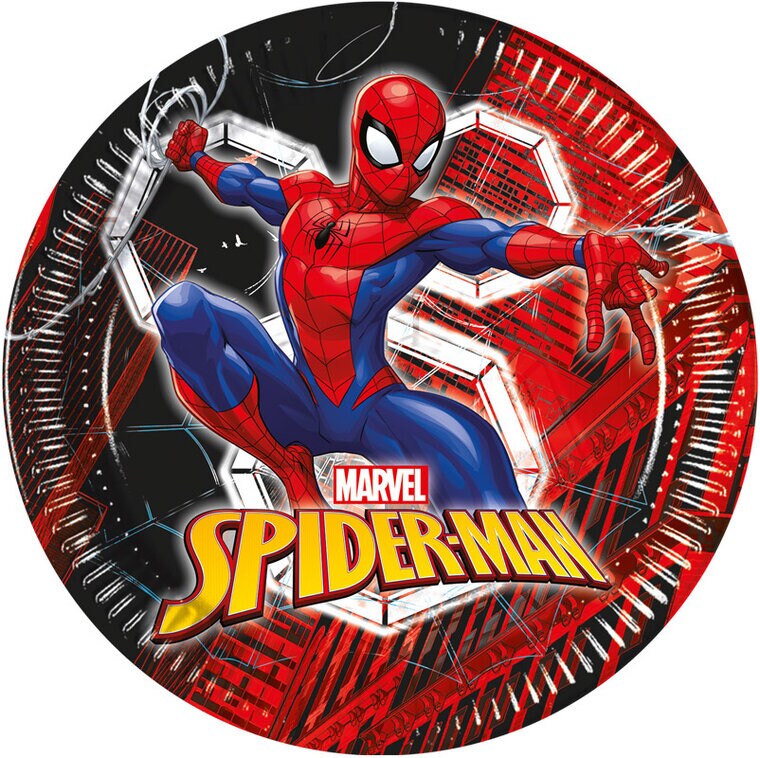Product Image for Spider-Man Tallerkener 8 stk.