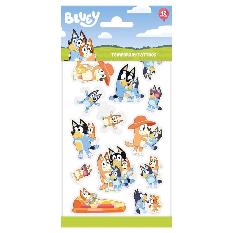 Product Image for Tatoveringer - Bluey 12 stk.