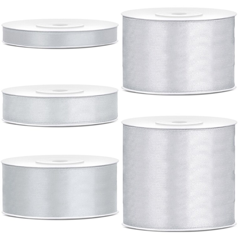 Product Image for Satengbånd, Sølv 25 meter