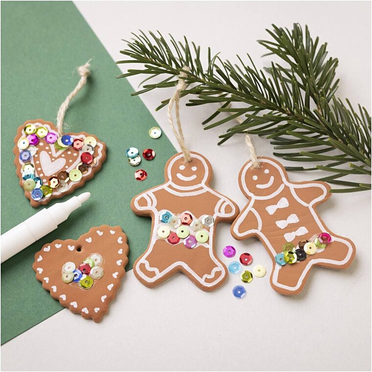 Product Image for Juleverksted Modelleire Hjerter &amp; Pepperkakemenn