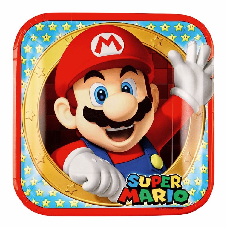 Product Image for Super Mario Bros - Tallerkener 8 stk.