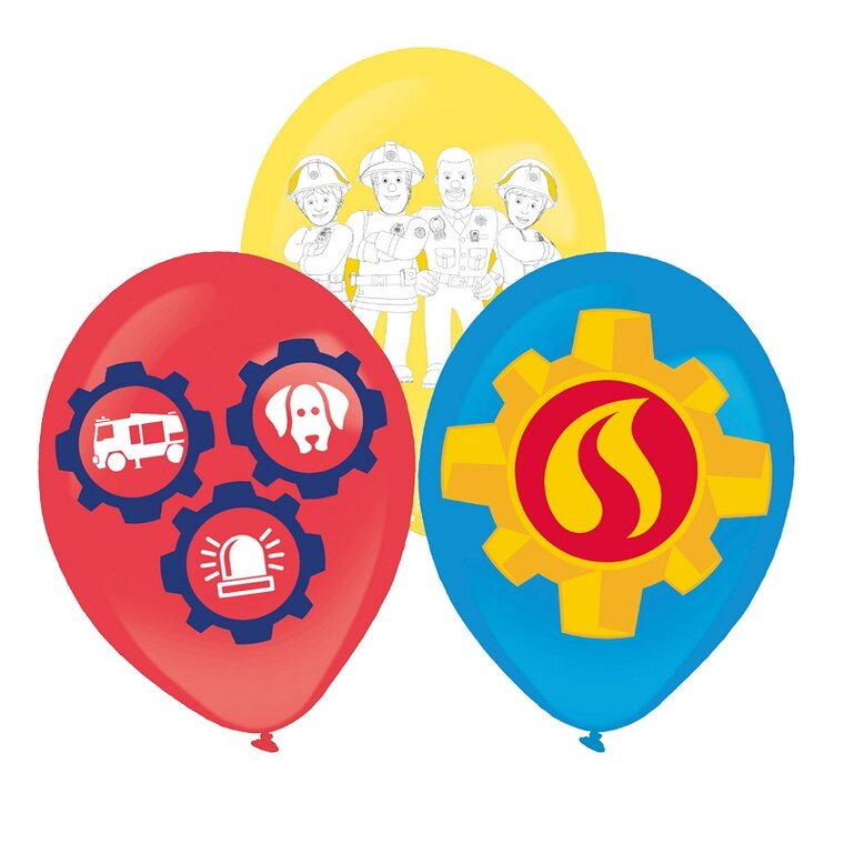 Product Image for Brannmann Sam - Ballonger 6 stk.