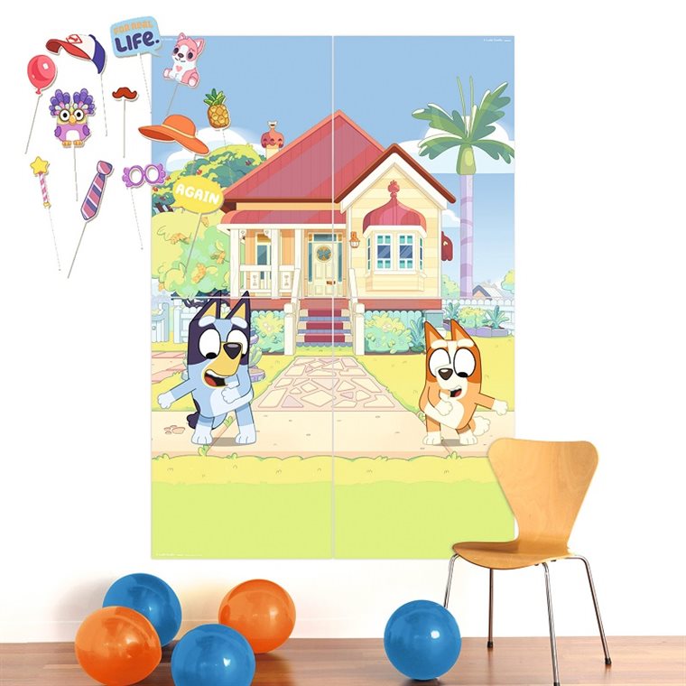 Product Image for Bluey - Veggdekorasjoner 6 deler