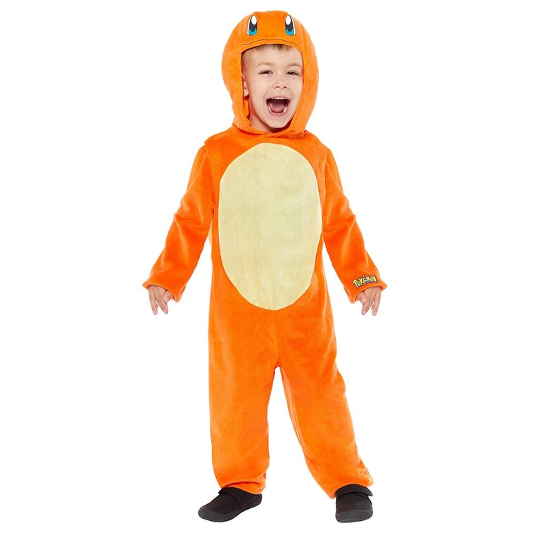 Product Image for Pokémon Charmander Jumpsuit Kostyme Barn 6-8 år (116-128 cm)