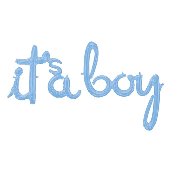 Product Image for Folieballong - It's a Boy Pastellblå