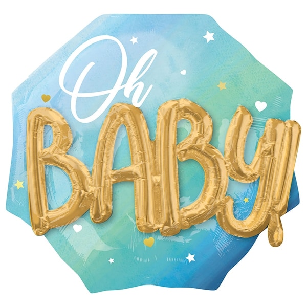Product Image for Oh Baby Blue, Honeycomb med tassels