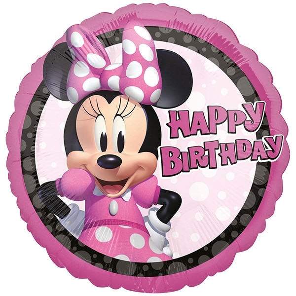 Product Image for Minnie Mus Party - Folieballong Happy Birthday 43 cm