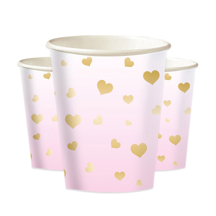 Product Image for Ombréfargede kopper i rosa, 1-års 8 stk.