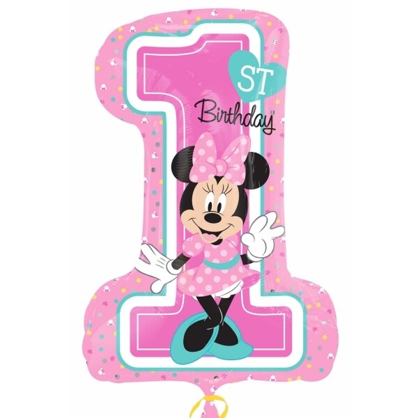Product Image for Minnie Mus, 1-års folieballong 71 cm