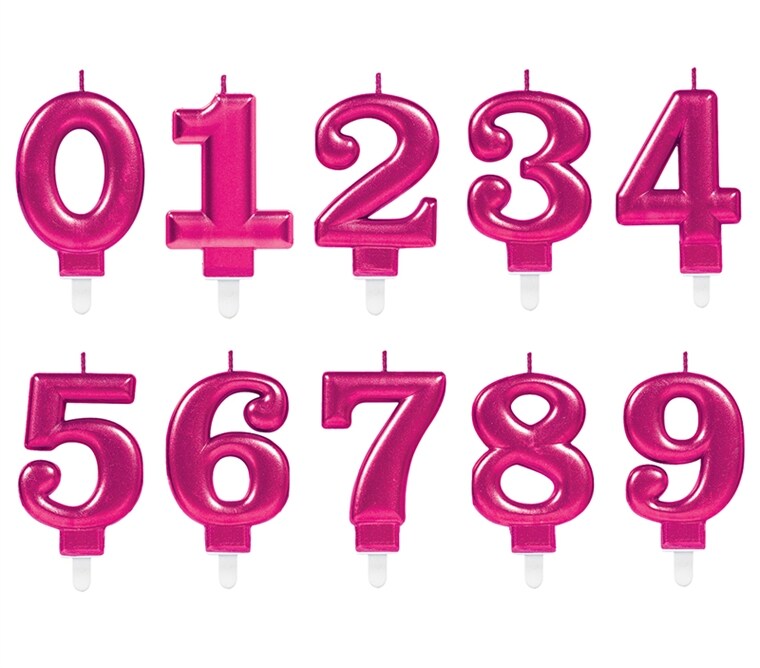 Product Image for Kakelys i rosa metallic 0-9