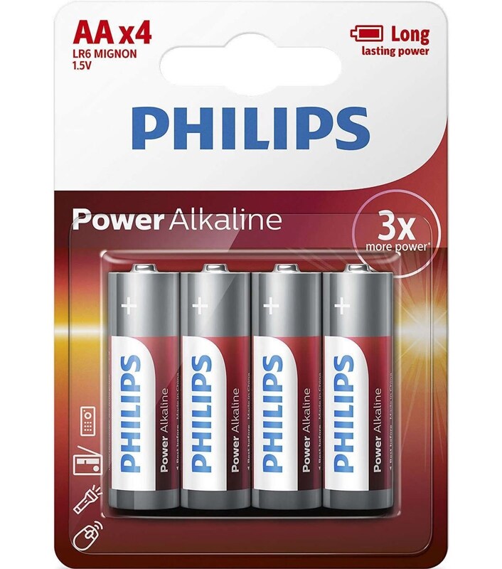 Product Image for Philips Batterier AA 4 stk.