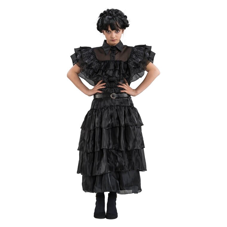Product Image for Wednesday Prom Night Kostyme 10-12 år