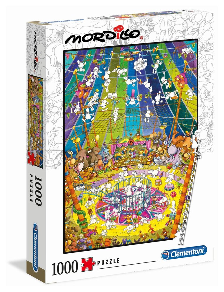Product Image for Clementoni Puslespill, Mordillo - The Show 1000 brikker