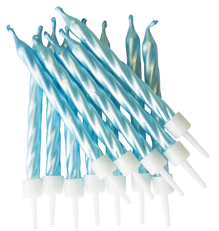 Product Image for Kakelys, Skruer lysblå perlemor 12 stk.