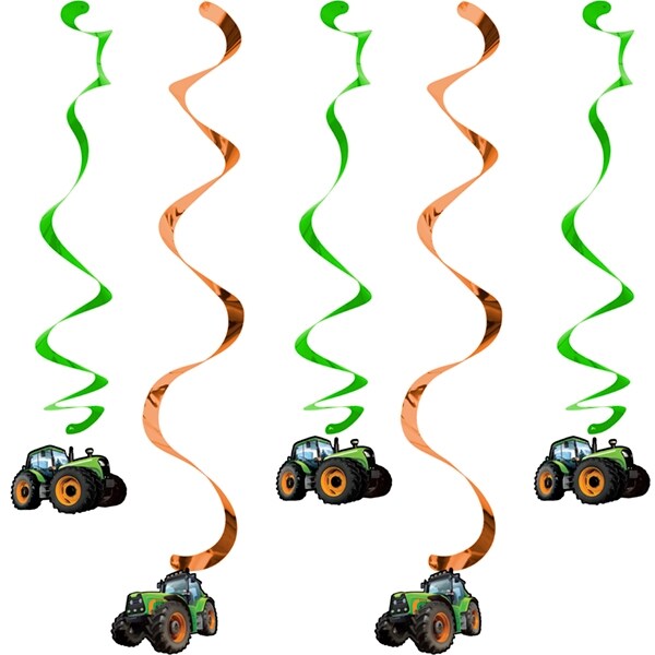 Product Image for Tractor Time - Hengende Swirl Dekorasjoner