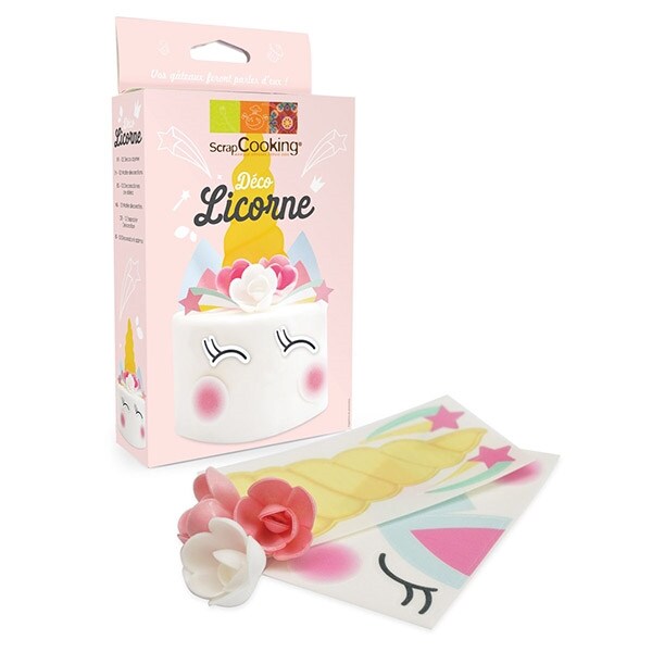Product Image for Scrapcooking Dekorasjonskit til kake, Enhjørning