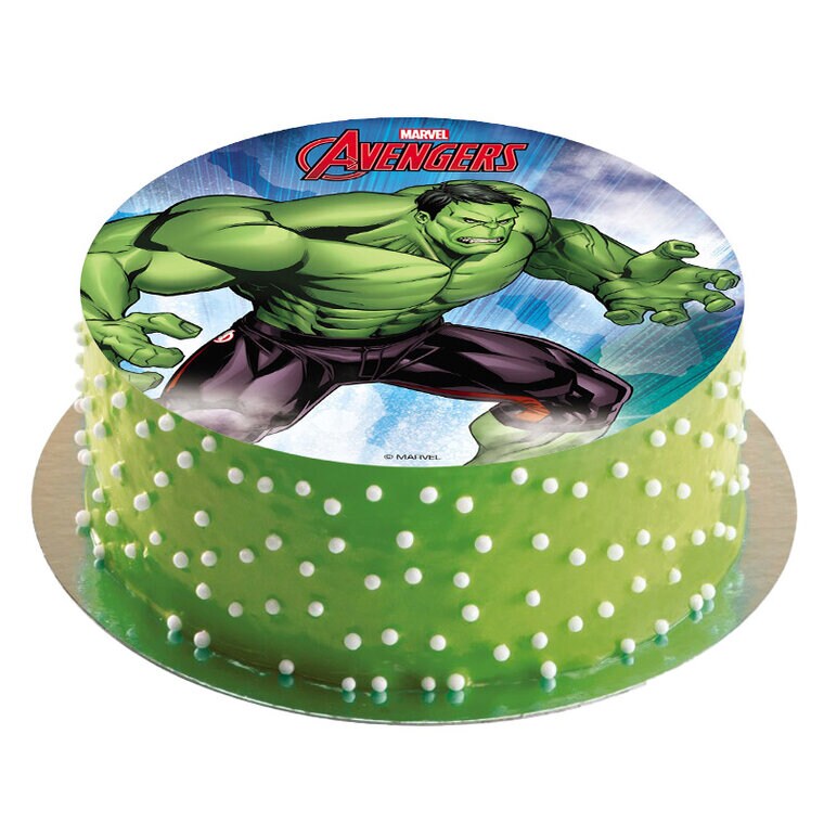 Product Image for Kakebilde Hulken - Oblat 20 cm