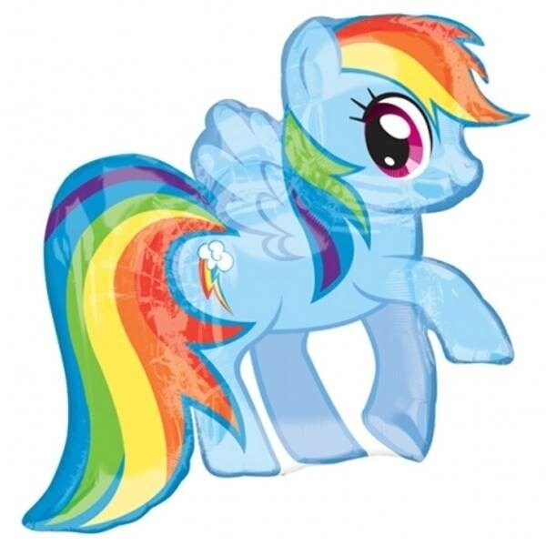 Product Image for My Little Pony - Folieballong Rainbow Pony 71 cm