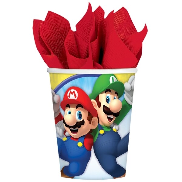 Product Image for Super Mario - Pappkopper 8 stk.