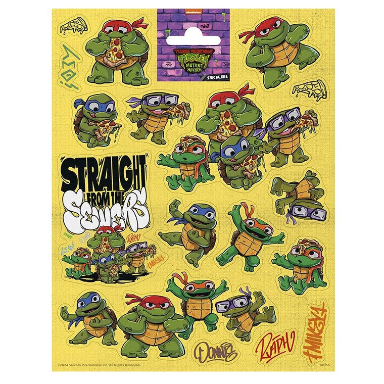 Product Image for Ninja Turtles - Klistremerker 18 stk.