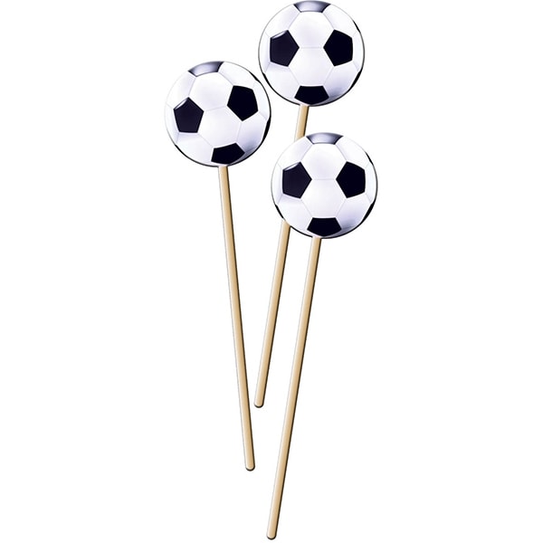 Product Image for Partypicks med fotballer 8-pk