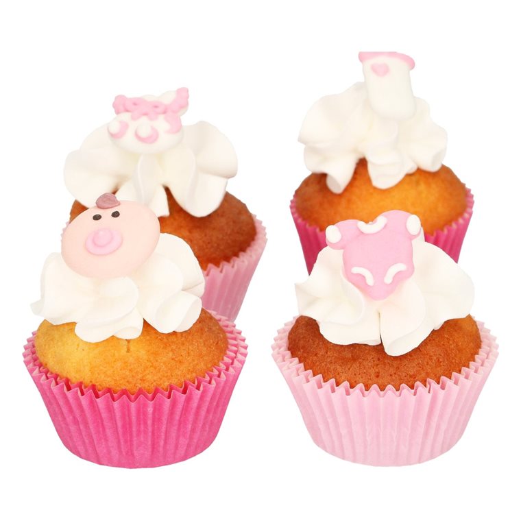 Product Image for Sukkerdekorasjoner, Baby Girl 8-pk
