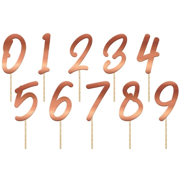 Product Image for Caketoppers, Tall 0-9 20-pk
