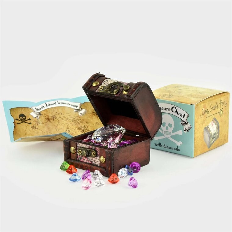 Product Image for Liten skattekiste med kart og diamanter