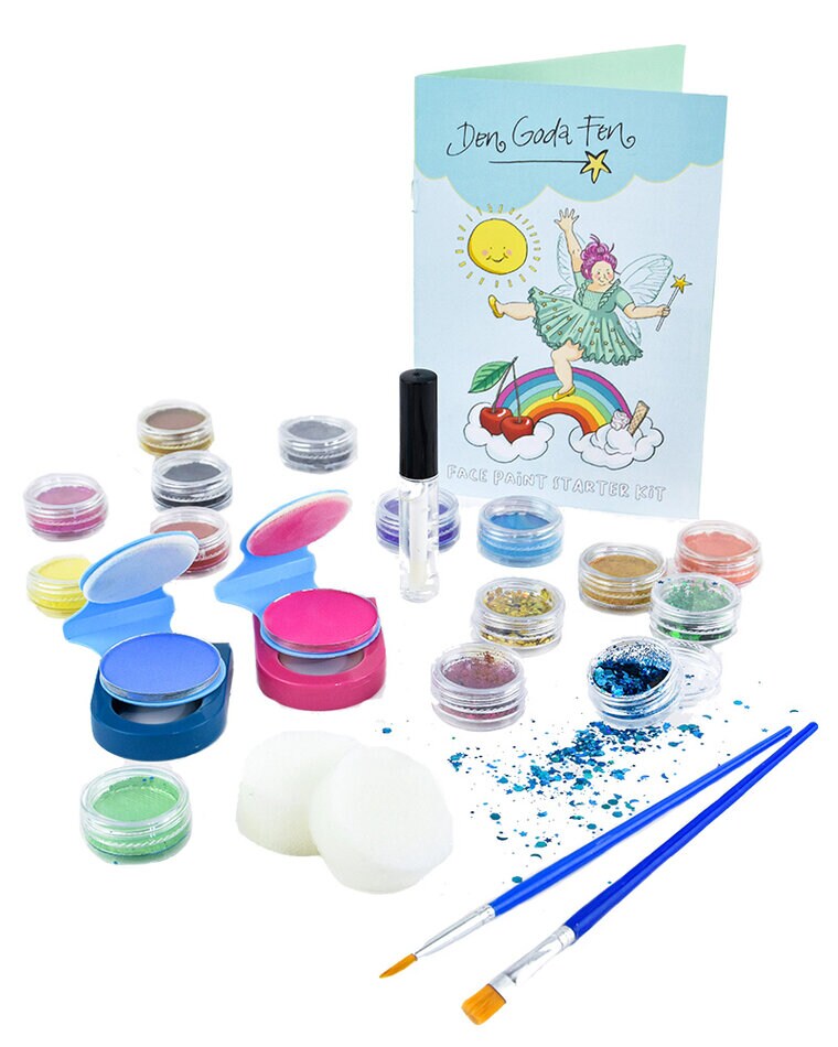 Product Image for Sett til ansiktsmaling med tilbehør 23 deler