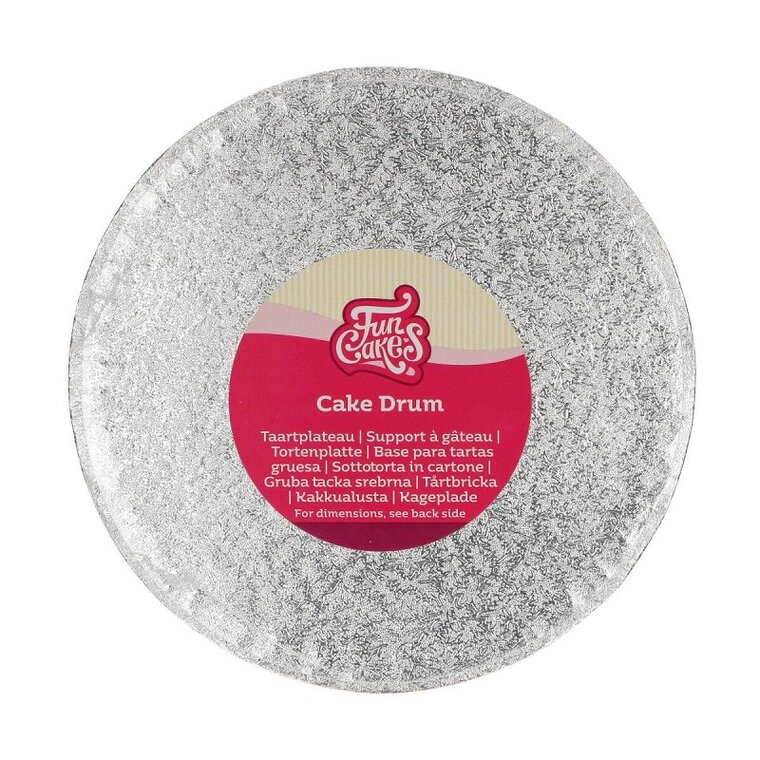 Product Image for FunCakes - Kakebrett rund Sølv 20 cm