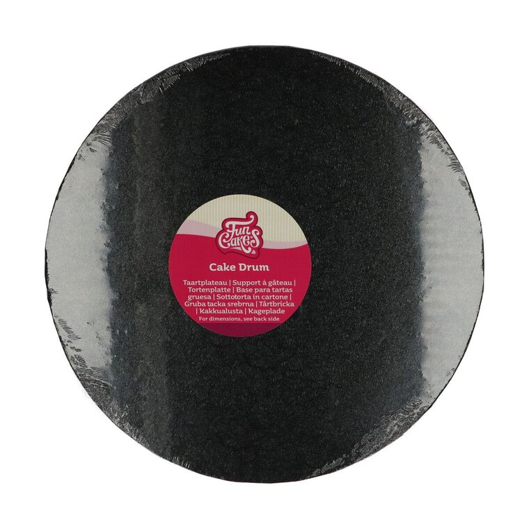 Product Image for FunCakes - Kakebrett rund Svart 30,5 cm