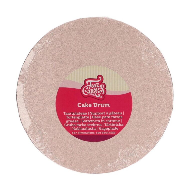 Product Image for FunCakes - Kakebrett rund Roségull 20 cm