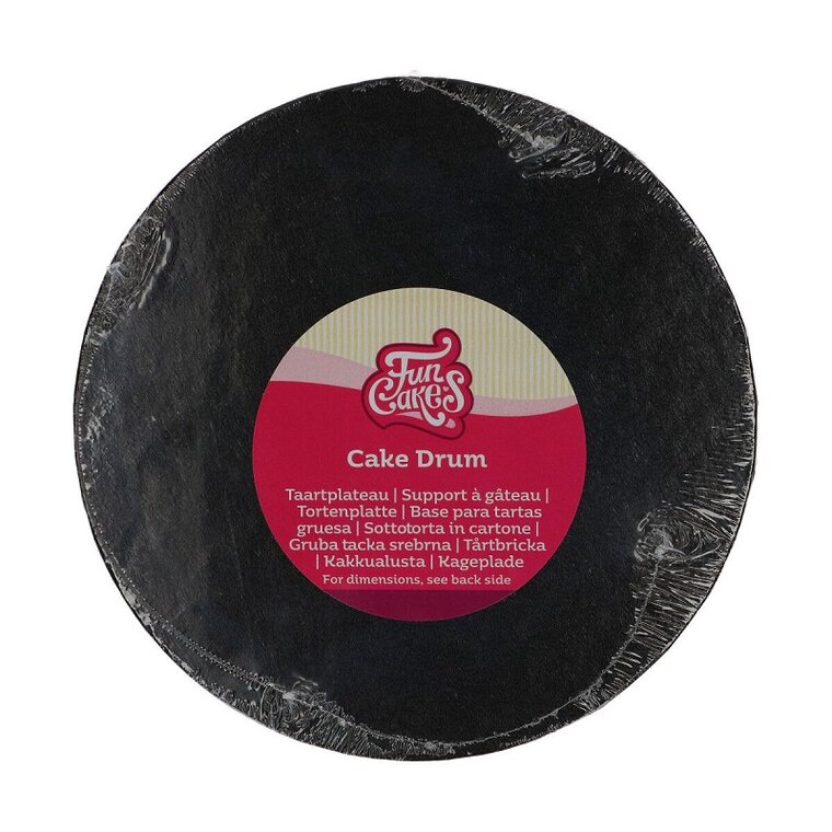 Product Image for FunCakes - Kakebrett rund Svart 20 cm