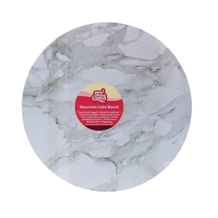 Product Image for FunCakes - Kakebrett rund Marmor 25 cm