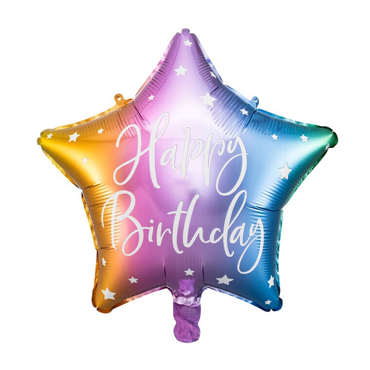 Product Image for Folieballong Miks, Happy Birthday