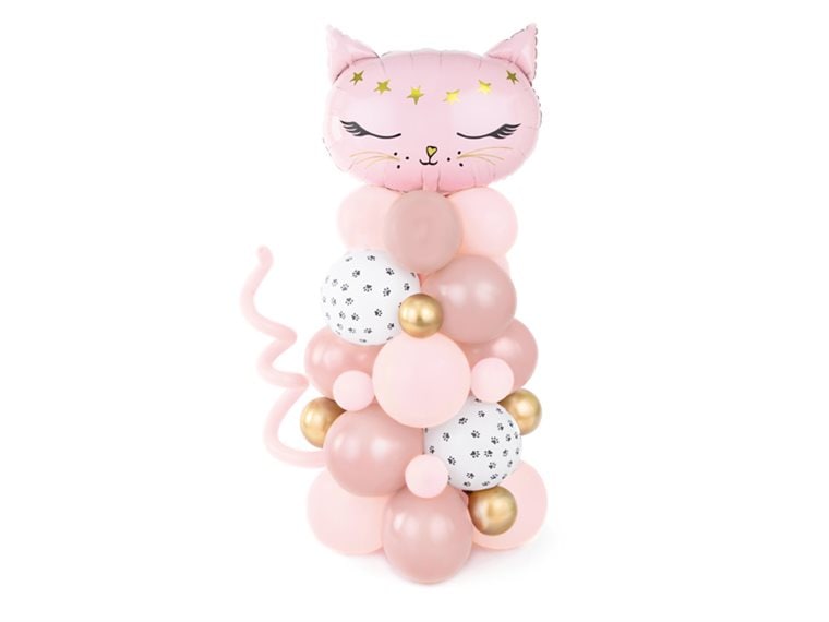 Product Image for DIY Ballongsøyle - Rosa Katt