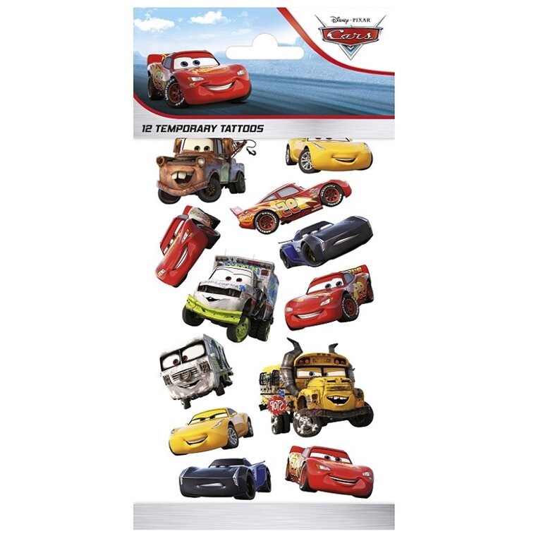 Product Image for Disney Biler - Tatoveringer 12 stk.