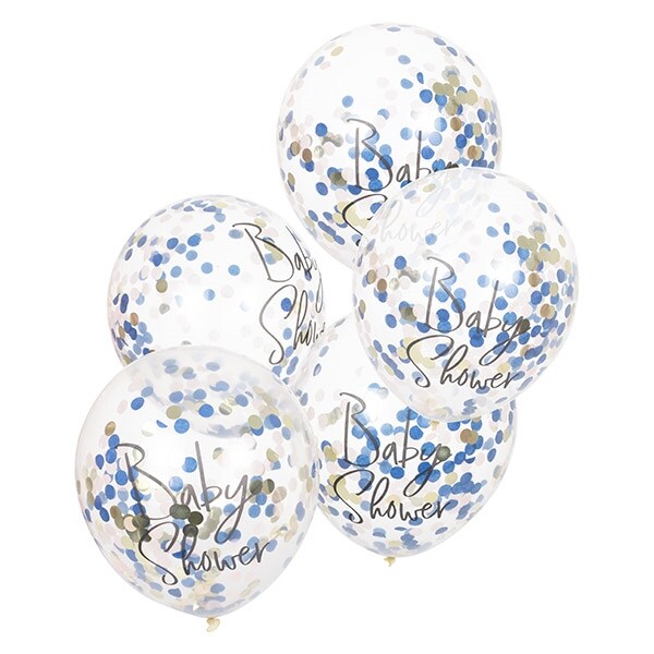 Product Image for Gender Reveal, Ballonger med konfetti 5-pack