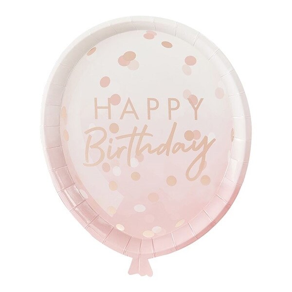 Product Image for Mix it Up, Ballongtallerkener Rosa ombre 8-pk