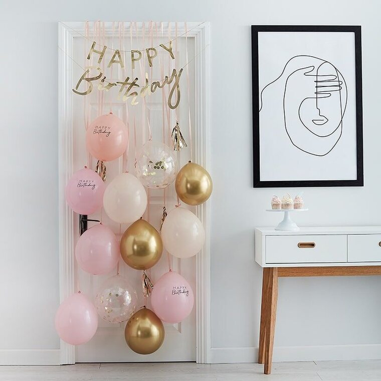 Product Image for Ballongsett til dør - Happy Birthday