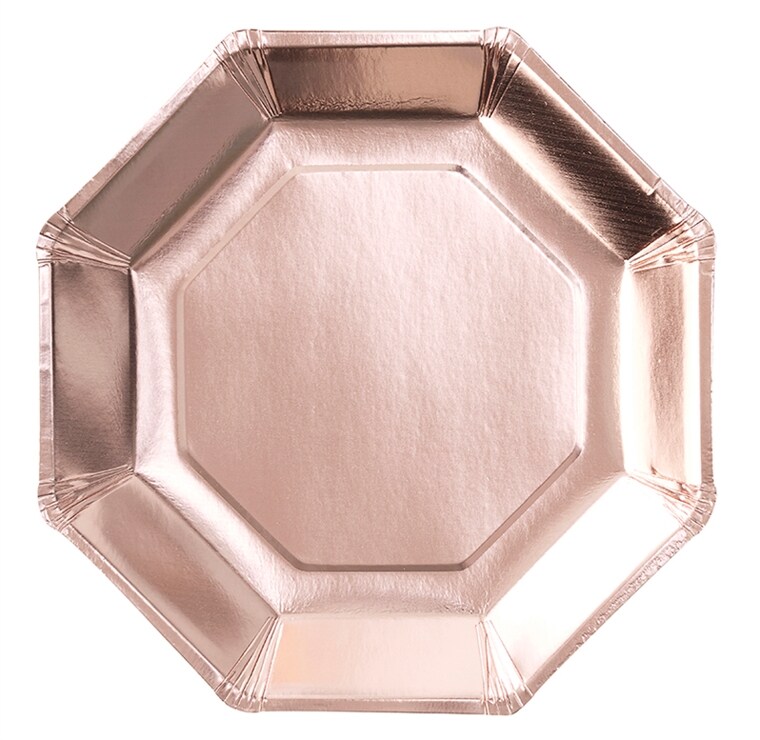 Product Image for Pick and Mix, Tallerkener i roségull 8 stk.