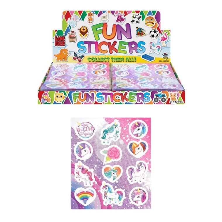 Product Image for Enhjørning - Klistremerker 12 stk.