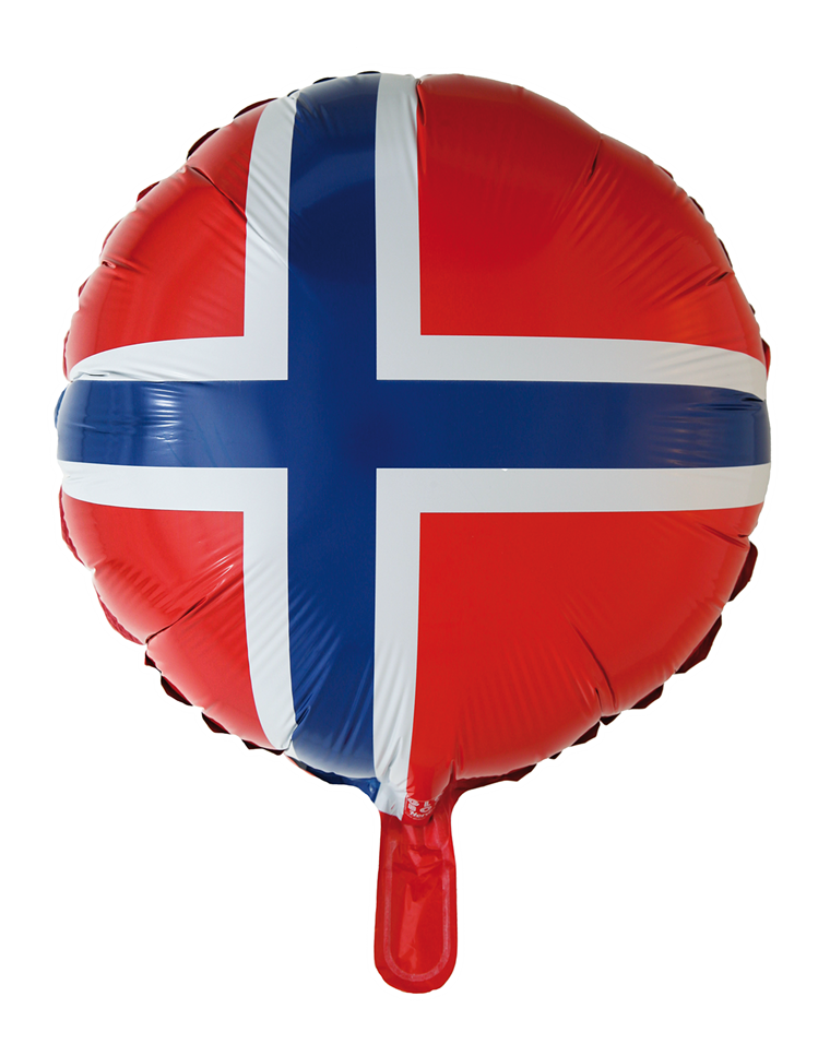 Product Image for Folieballong, Norsk flagg