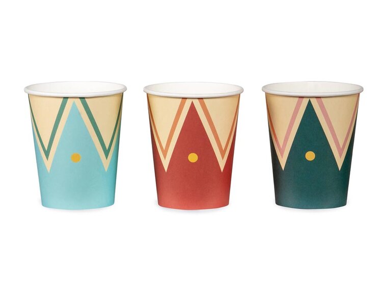 Product Image for Sirkus Pappkopper 6 stk.