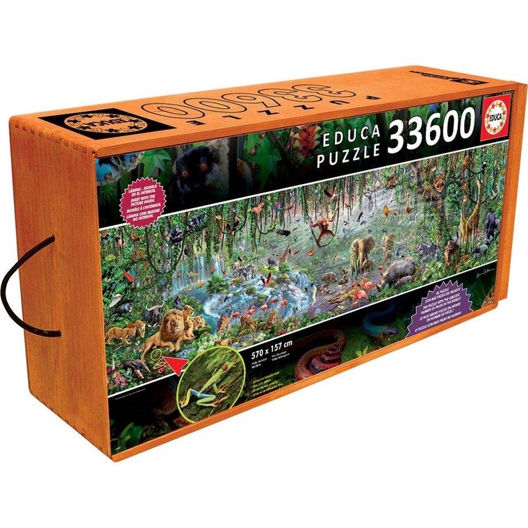 Product Image for Educa Puslespill, Vilt liv 33600 brikker