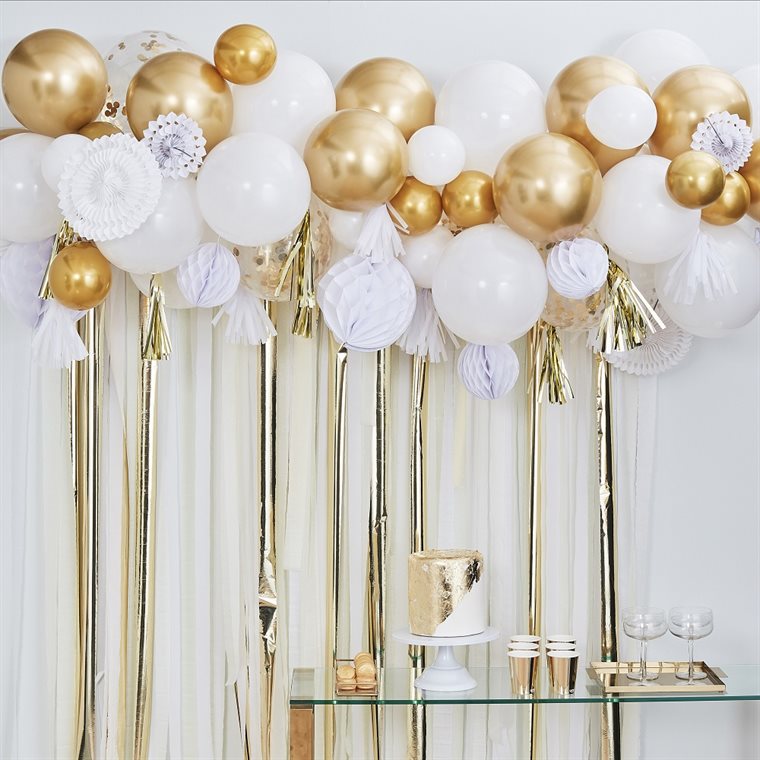 Product Image for Veggdekorasjon, Ballonger Gull