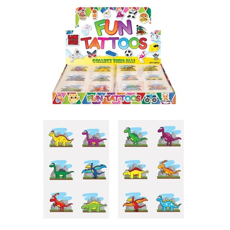 Product Image for Dinosaur - Tatoveringer 6 stk.