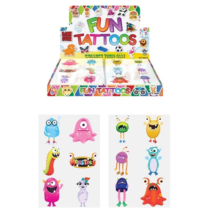 Product Image for Monster - Tatoveringer 6 stk.