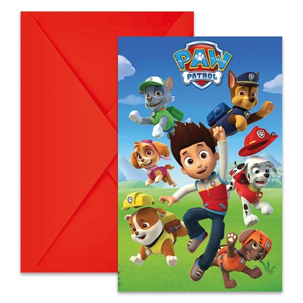 Product Image for Paw Patrol Ready for Action - Invitasjoner 6 stk.
