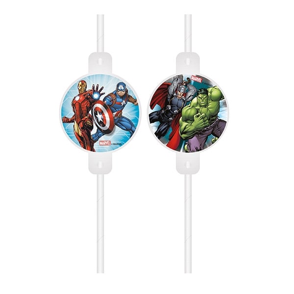 Product Image for Mighty Avengers - Pappsugerør 4 stk.